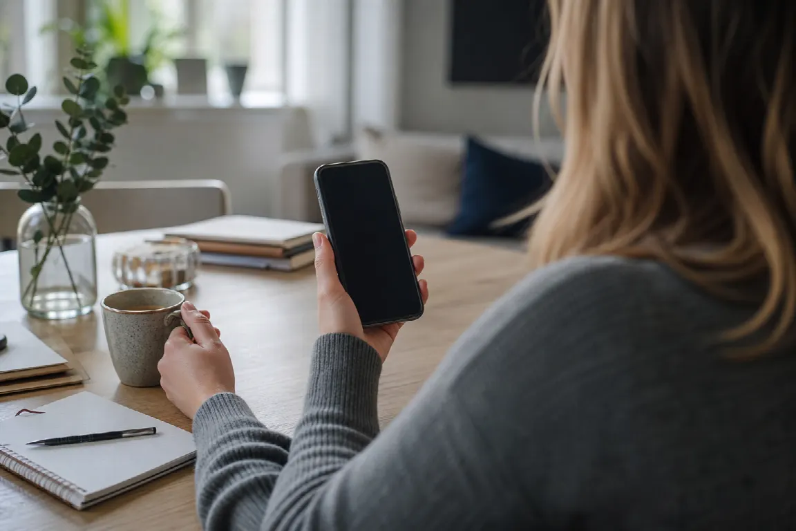 Mobilapp som visar ett fondpaket och en ISK-kontoöversikt i en enkel sparplattform